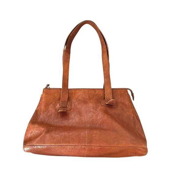 Spikes & Sparrow Genuine Leather Grained Shoulder Bag - Picture 2 of 5